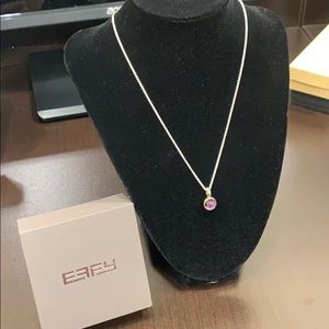 Effy Sterling Silver & 18K Gold Amethyst Pendant